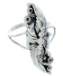 Genuine Sterling Silver Leaf Southwest Jewelry Ring Size 7 UX31939